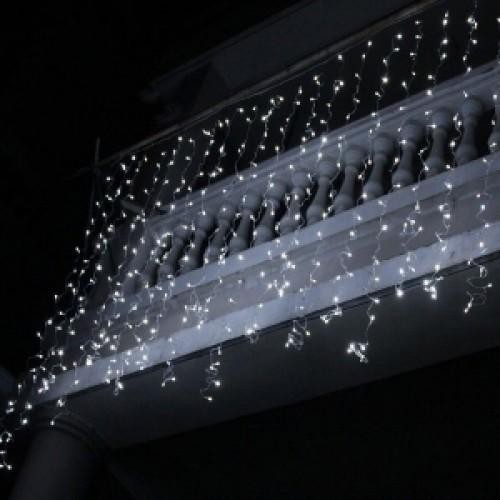 Instalatie de Craciun Tip Ploaie 5 m x 1 m 240 LED -uri Alb Rece Interconectabila