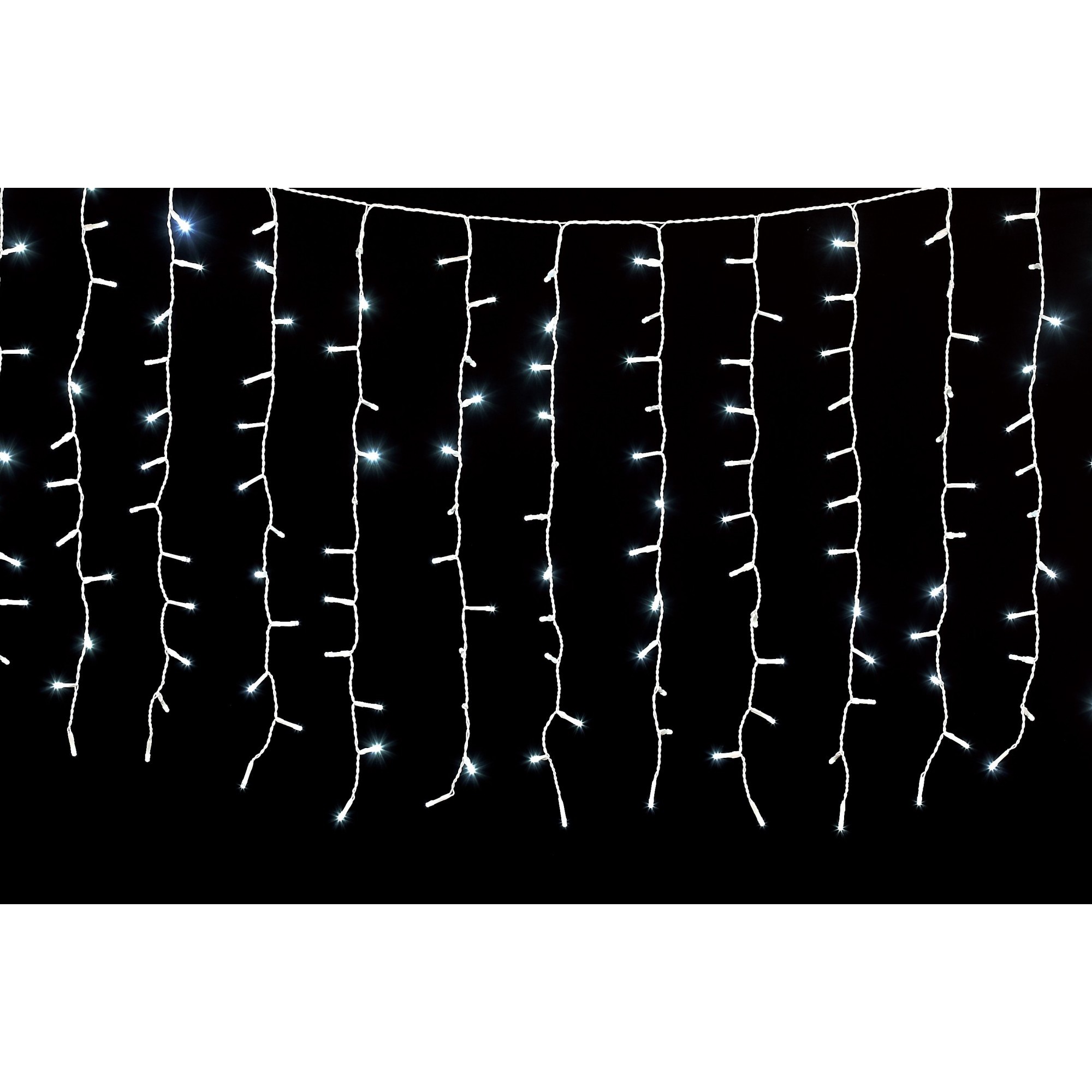 Instalatie de Craciun Tip Ploaie 5 m x 1 m 240 LED -uri Alb Rece Interconectabila