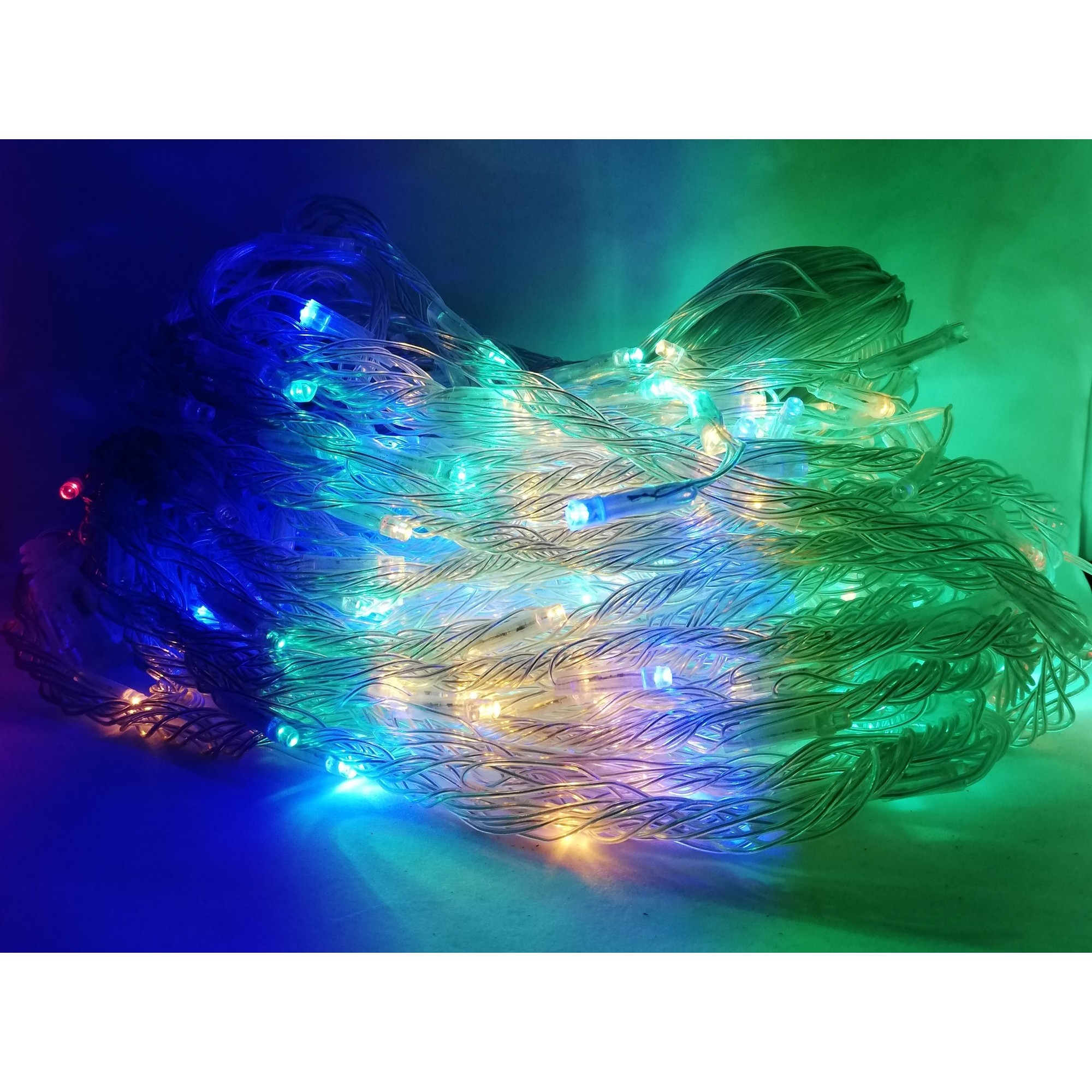 Instalatie de Craciun Tip Ploaie 8 x 1 m 300 LED -uri Multicolor Interconectabila
