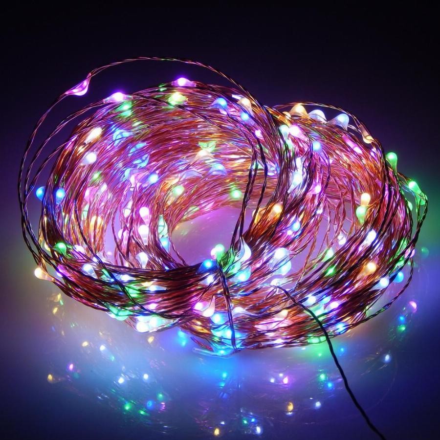 Instalatie de Craciun 3 m 30 LED -uri Fir de Cupru Multicolor