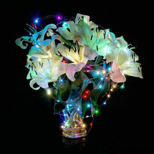 Instalatie de Craciun 3 m 30 LED -uri Fir de Cupru Multicolor