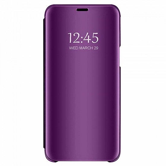 Husa Samsung Galaxy A6 2018 Flip Cover Oglinda Violet