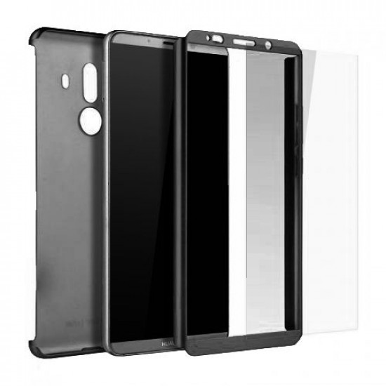 Husa Huawei Mate 10 Pro Full Cover 360 Albastru + Folie de protectie