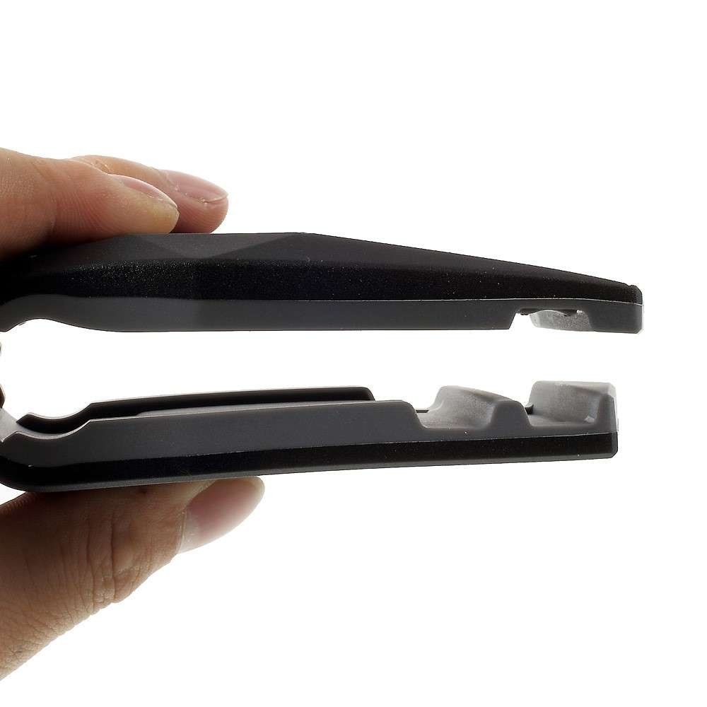 Suport auto pentru telefon A12 Alligator Clip Flippy, Negru