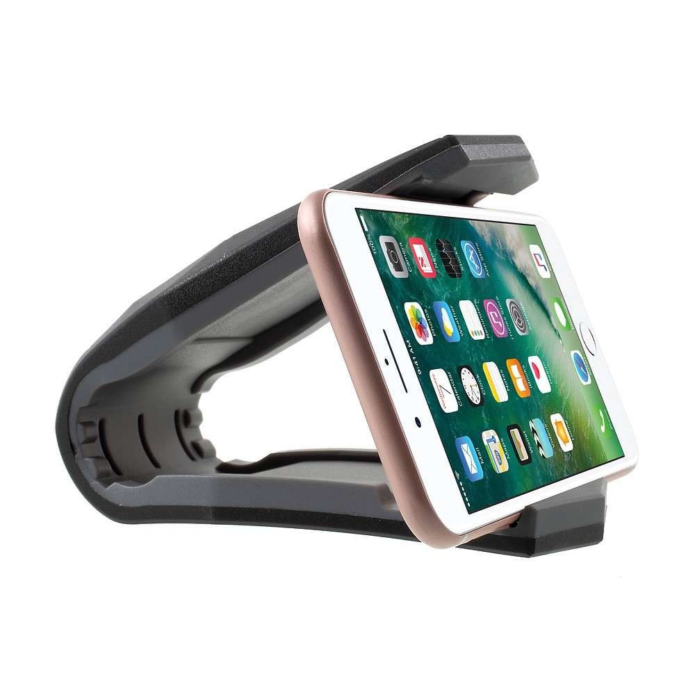 Suport auto pentru telefon A12 Alligator Clip Flippy, Negru