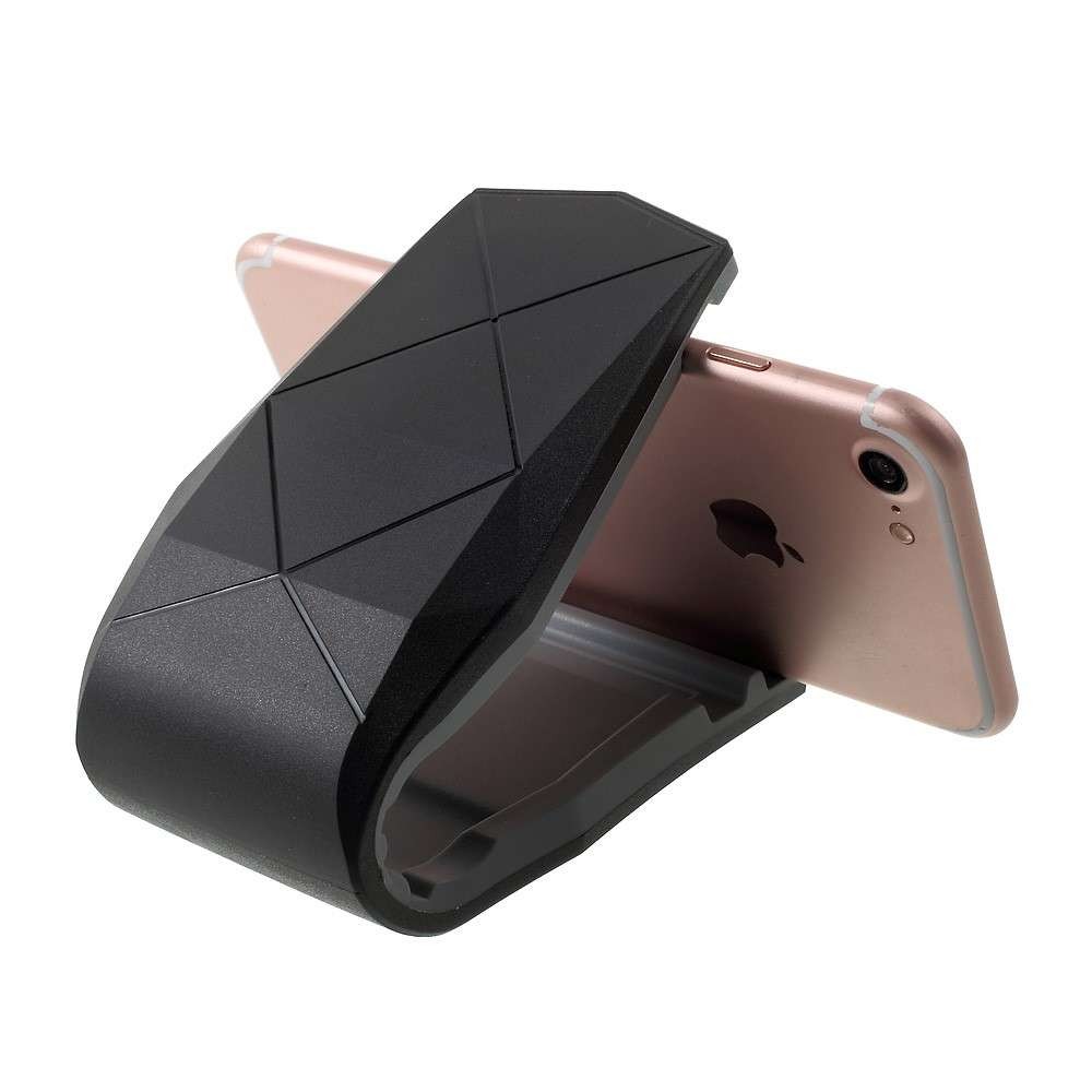 Suport auto pentru telefon A12 Alligator Clip Flippy, Negru