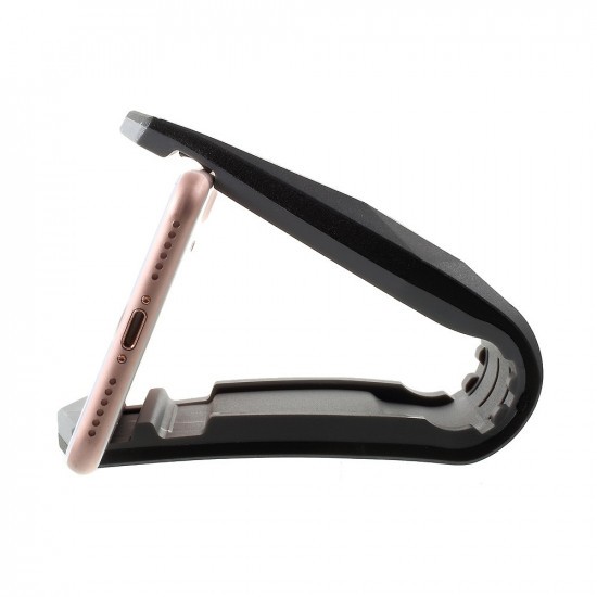 Suport auto pentru telefon A12 Alligator Clip Flippy, Negru