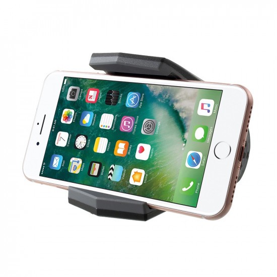 Suport auto pentru telefon A12 Alligator Clip Flippy, Negru