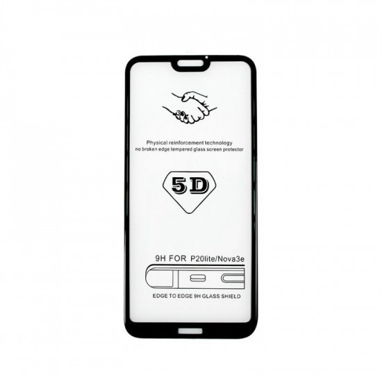 Folie Sticla Curbata Samsung Galaxy S8 Full Glue 4D/5D V2 Negru