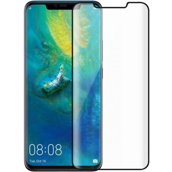 Folie Sticla Curbata Huawei Mate 20 Pro Full Glue 4D/5D Negru
