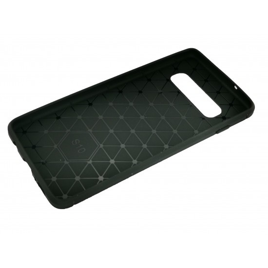 Husa Samsung Galaxy S10 Tpu, carbon, Negru