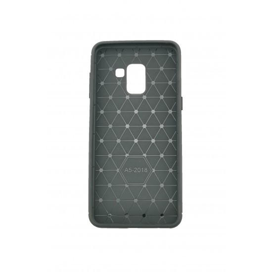 Husa de protectie Tpu, carbon, pentru Samsung Galaxy A6 2018, Negru