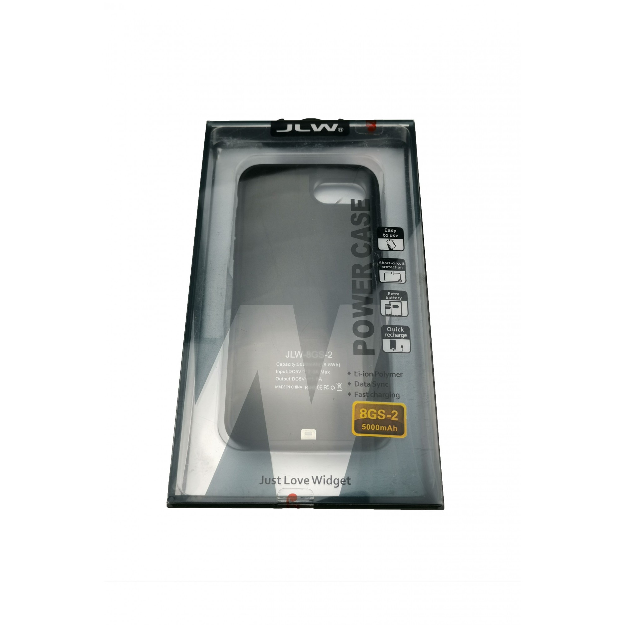 Acumulator extern WUW-JLW Power Case 5000 mAh pentru Samsung Galaxy S9, Negru