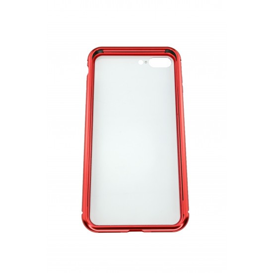 Husa de protectie Magnetic 360 pentru Apple iPhone 7, Rosu