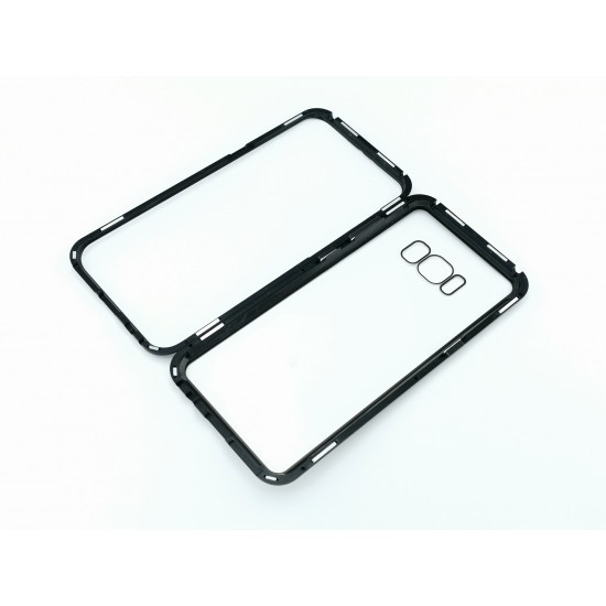 Husa de protectie Magnetic 360 pentru Samsung Galaxy S8 Plus, Negru