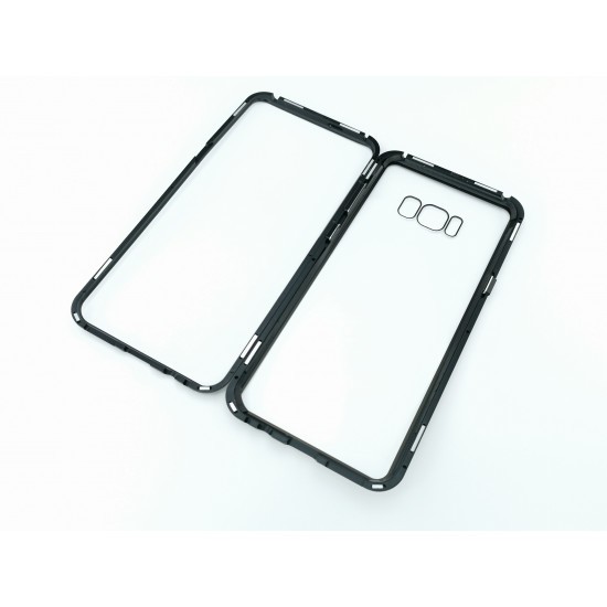 Husa de protectie Magnetic 360 pentru Samsung Galaxy S8 Plus, Negru