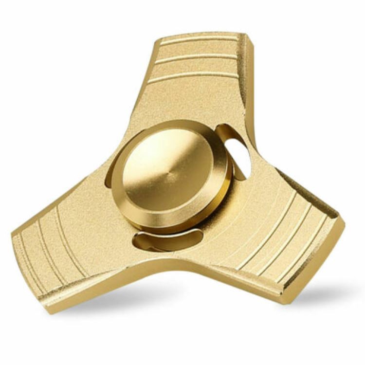 Pro Fidget Spinner Jucarie Antistres Din Metal Auriu