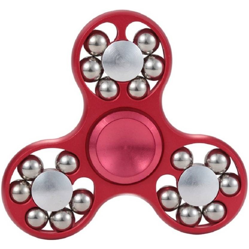 Fidget Spinner 18 Balls, Rosu