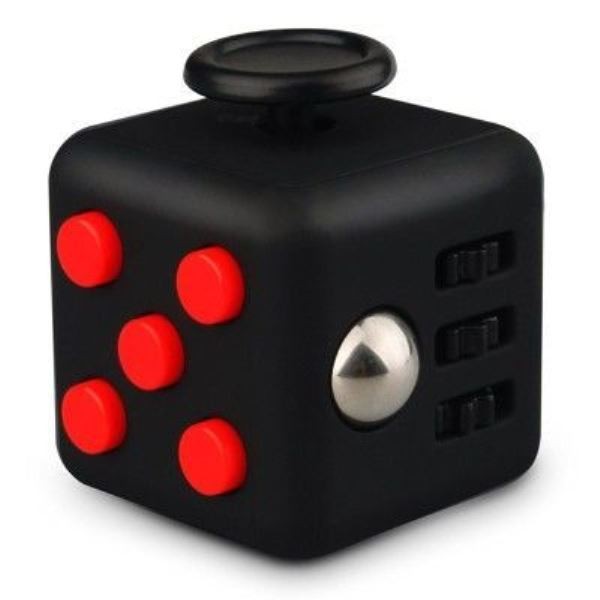 Jucarie Antistres Fidget Cub Negru/Rosu