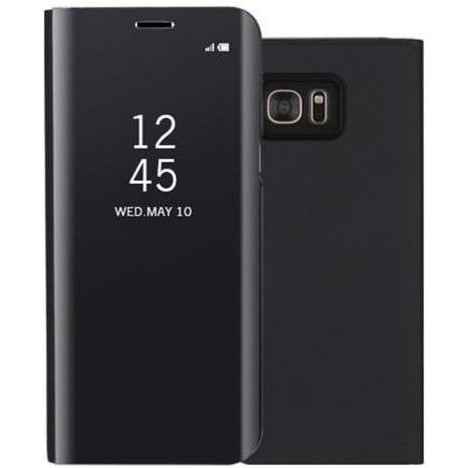 Husa de Protectie, Flippy, pentru Samsung Galaxy A40, Capac Oglinda, din Plastic, Negru