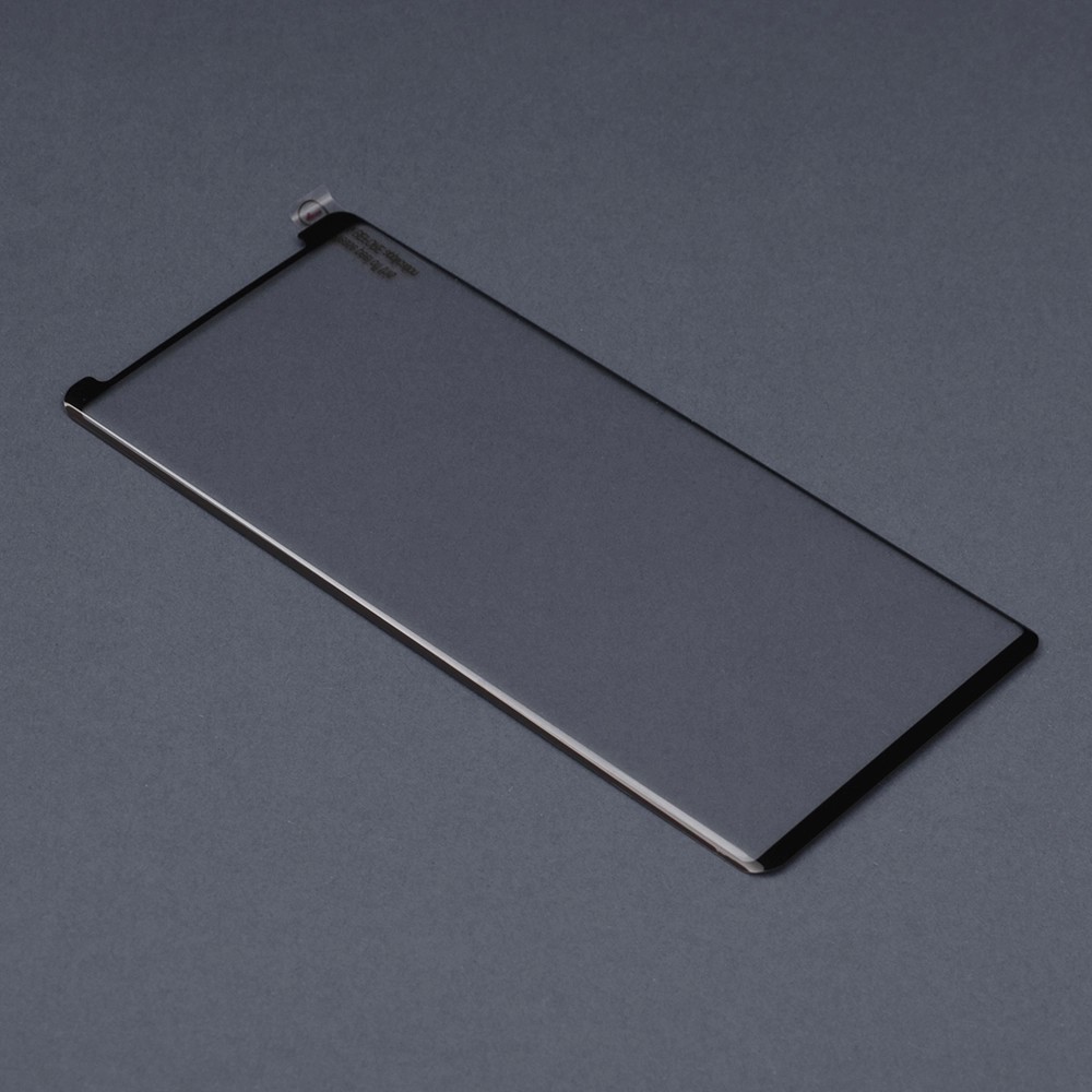 Folie Sticla Securizata Curbata Flippy pentru Samsung Galaxy S9, Transparenta HD, Lipici pe margini, Contur Negru