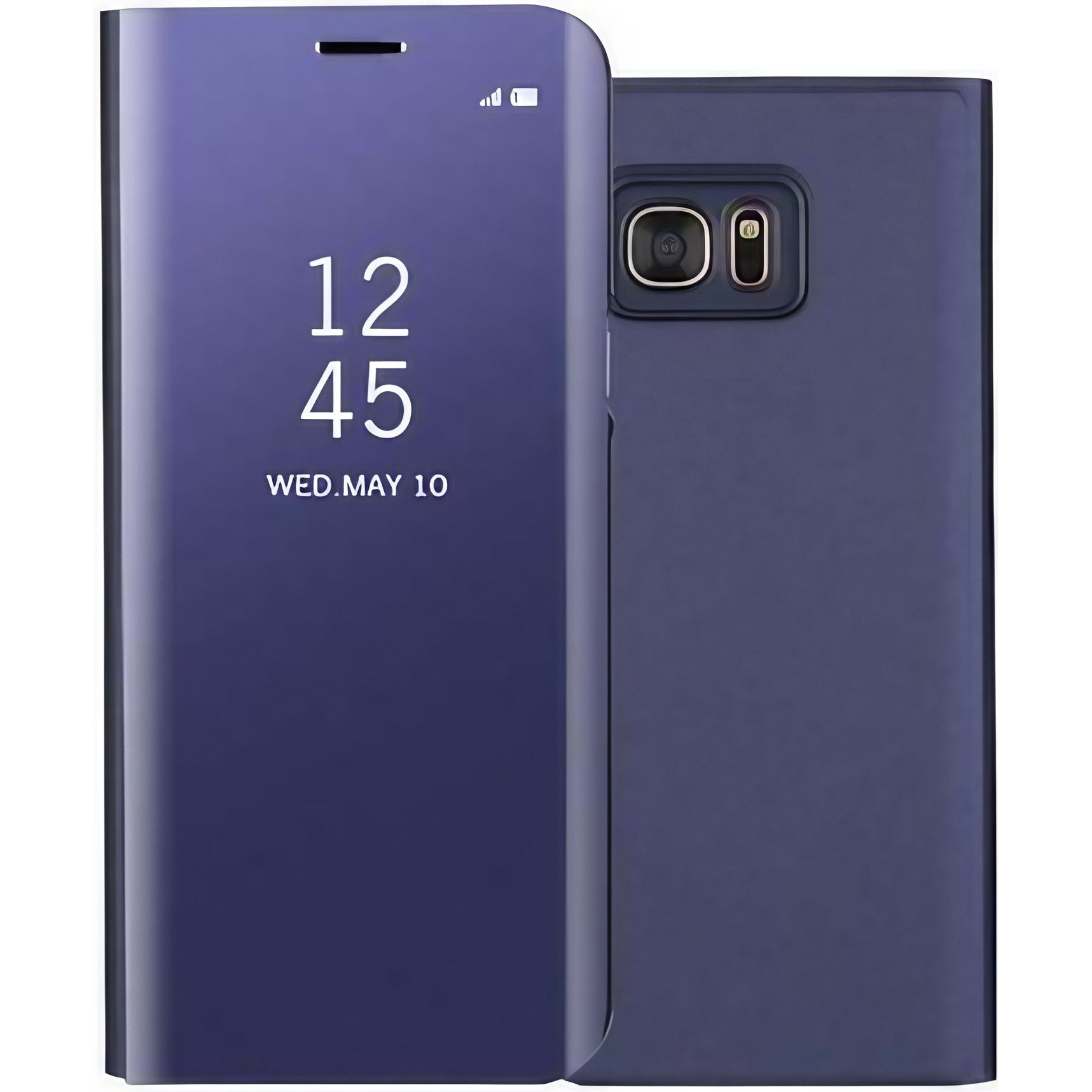 Husa de Protectie, Flippy, pentru Samsung Galaxy S8, Capac Oglinda, din Plastic, Mov