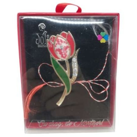 Martisor Brosa VINTAGE V3 Lalea  8cm x 10cm