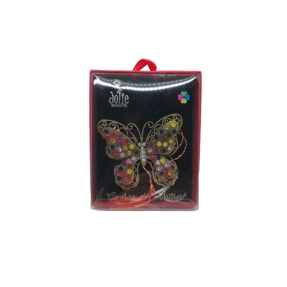 Martisor Brosa VINTAGE V7 Fluture  8cm x 10cm