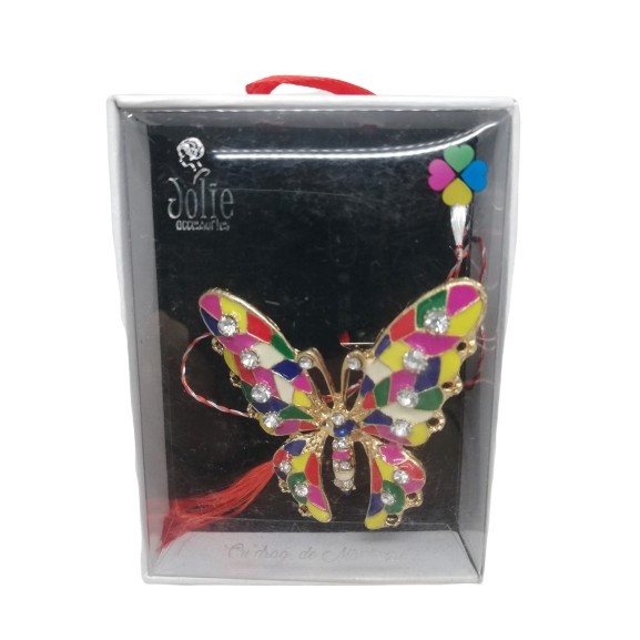 Martisor Brosa Multicolora V7 Fluture 6cm x 8cm