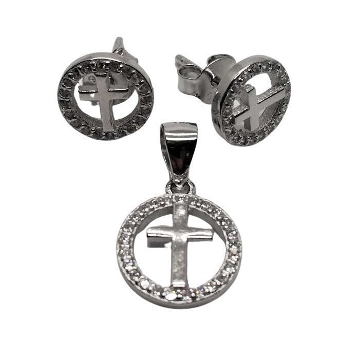 Set Argint 925 Cruce Incadrata