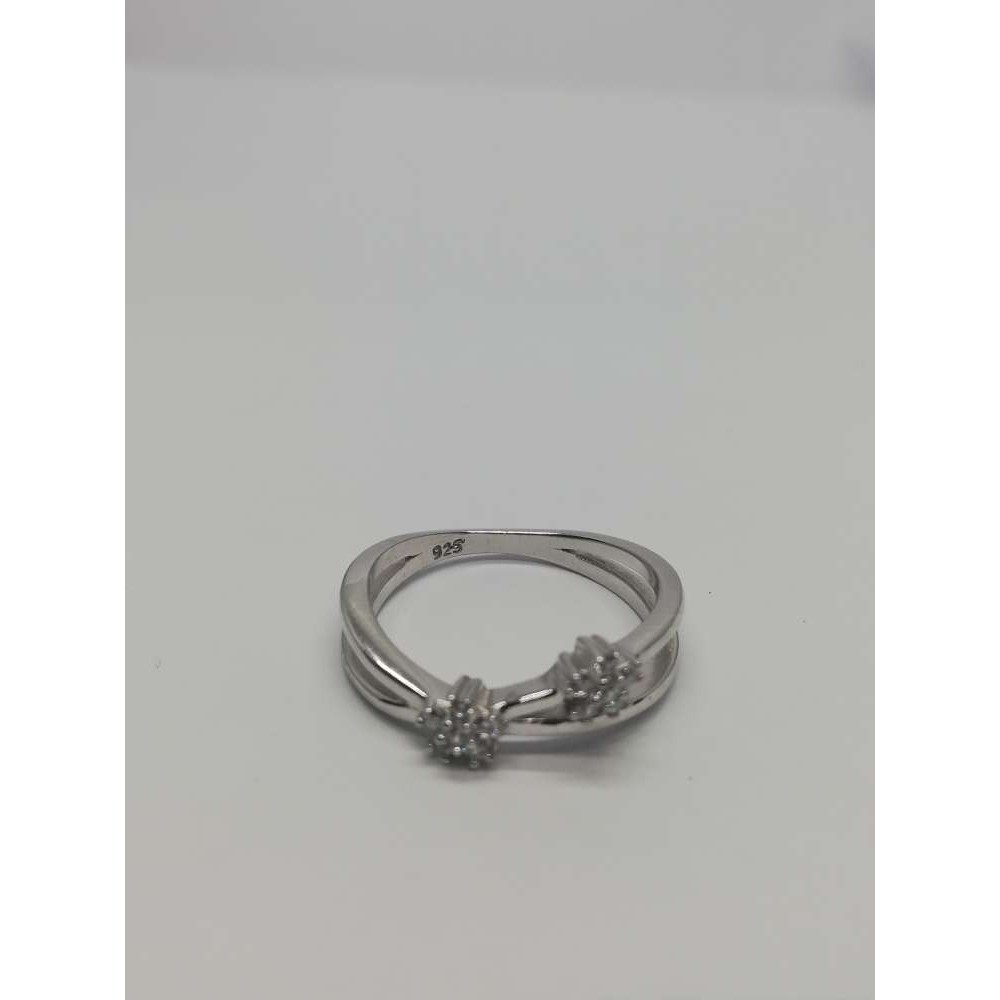 Inel Argint 925, Floricele cu Zirconii M51