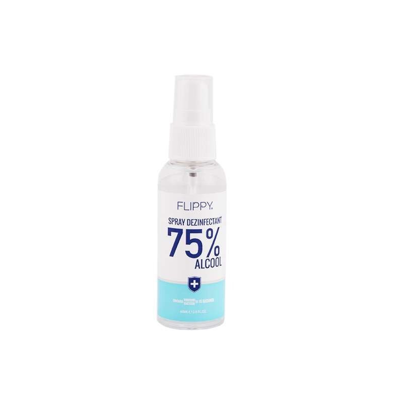 Spray Dezinfectant Instant cu 75 % alcool Flippy, 60 ml