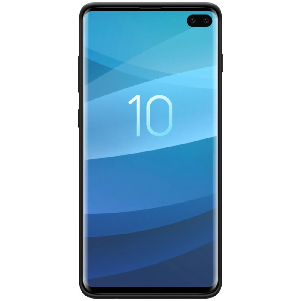 Husa protectie compatibila cu Samsung S10 Plus Liquid Silicone Case Negru
