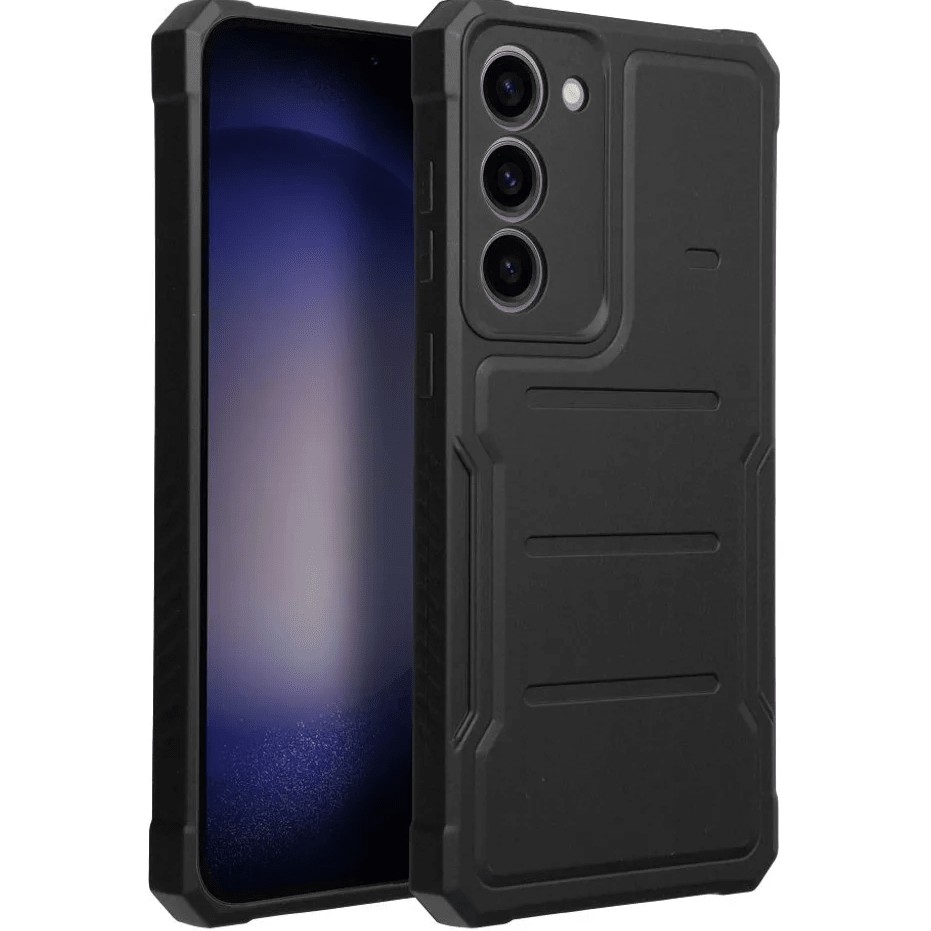 Husa de Protectie, Flippy, pentru Samsung Galaxy S10E, Defender Model 1, silicon, plastic, Negru Husa de Protectie, Flippy, pentru Samsung Galaxy S10E, Defender Model 1, silicon, plastic, Negru