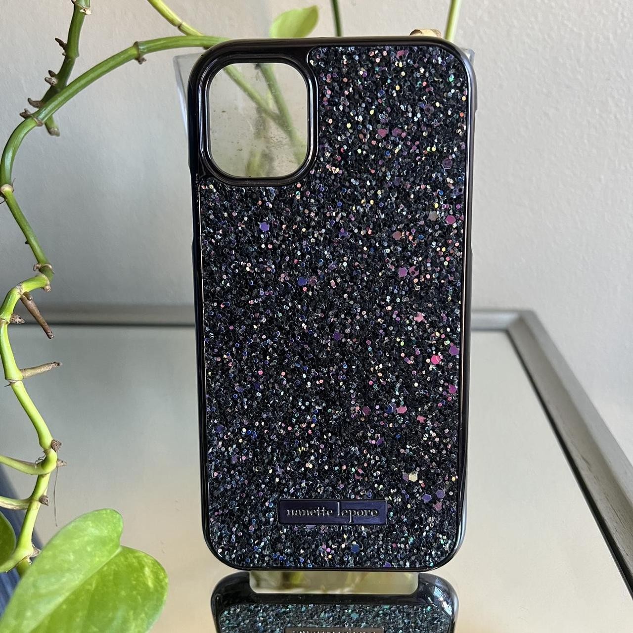 Husa de Protectie, Flippy, pentru Apple iPhone SE 2020, Sclipici, TPU, Negru