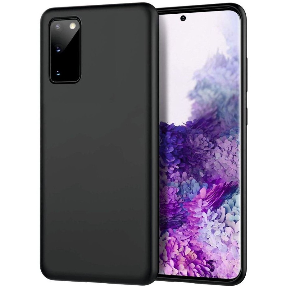 Husa de Protectie, Flippy, pentru Samsung Galaxy S20, din TPU Mat, Flexibila, Negru