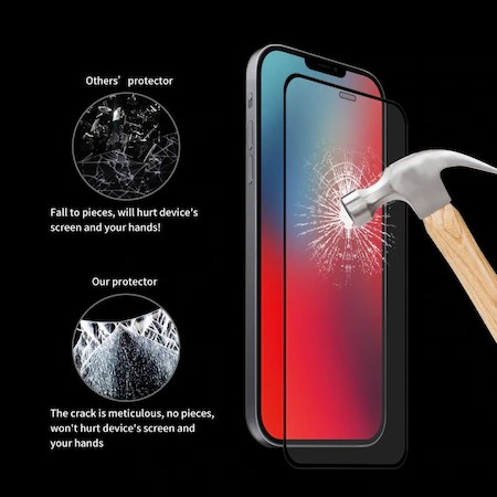 Folie Sticla securizata Flippy® compatibila cu Xiaomi Redmi Note 8 Pro Full Glue Negru