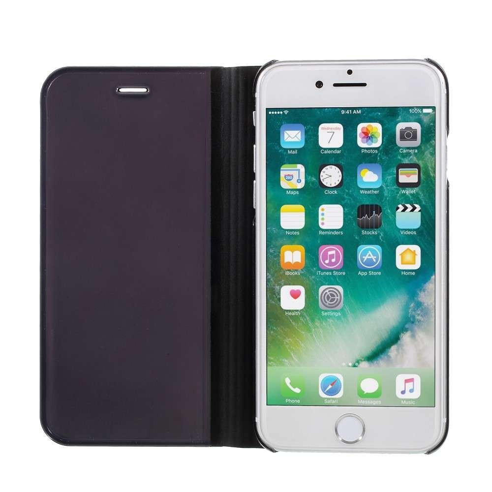Husa Xiaomi Redmi Note 9 Pro Flip Cover Oglinda Negru
