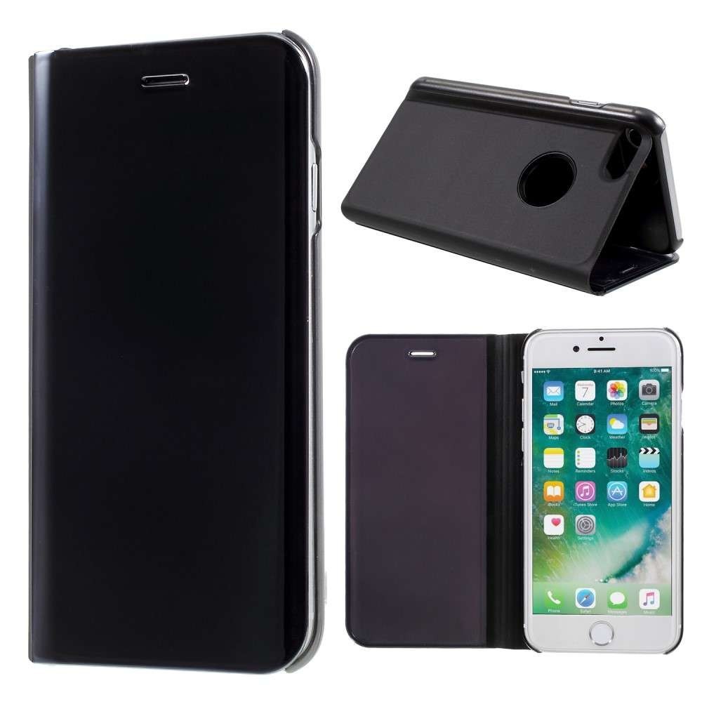 Husa Xiaomi Redmi Note 9 Pro Flip Cover Oglinda Negru