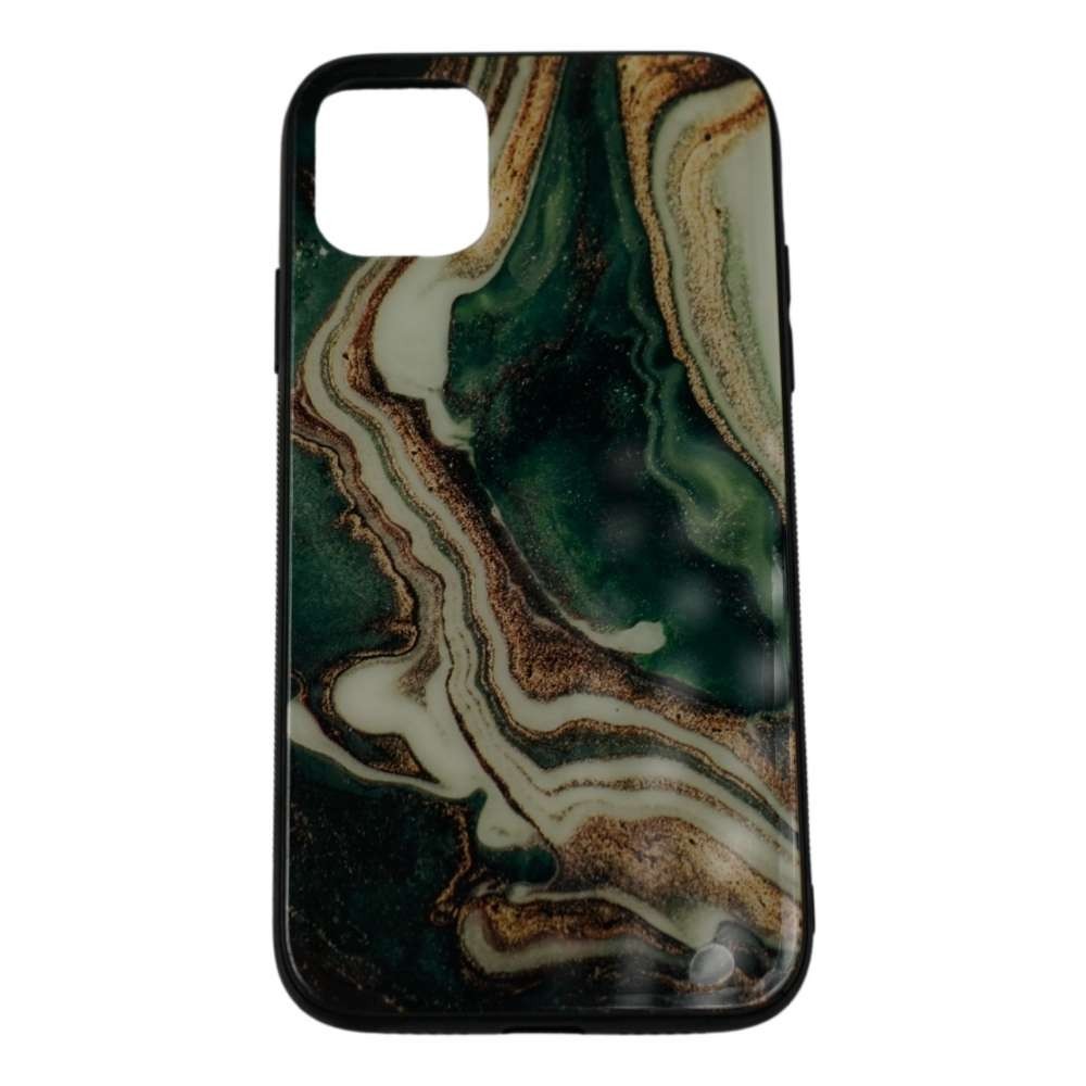 Husa protectie pentru Apple iPhone 11 Marble Glass Model 3