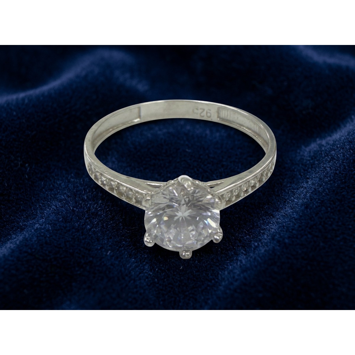 Inel Logodnă Argint 925, Jolie Silver, Piatra Rotundă, 1.18g