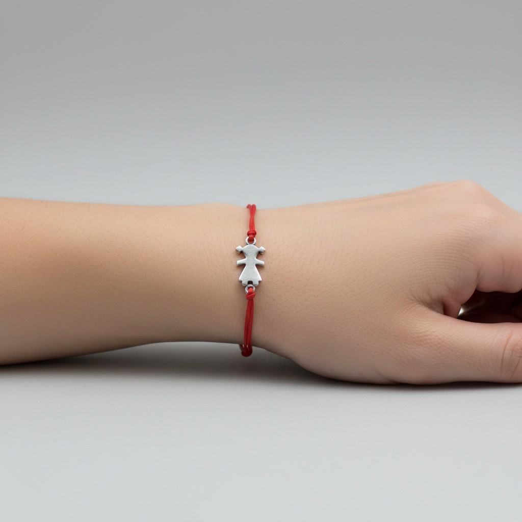 Bratara Argint 925, Fetita, Jolie Silver, Snur Reglabil, 1 g, 1.5 cm x 1.5 cm