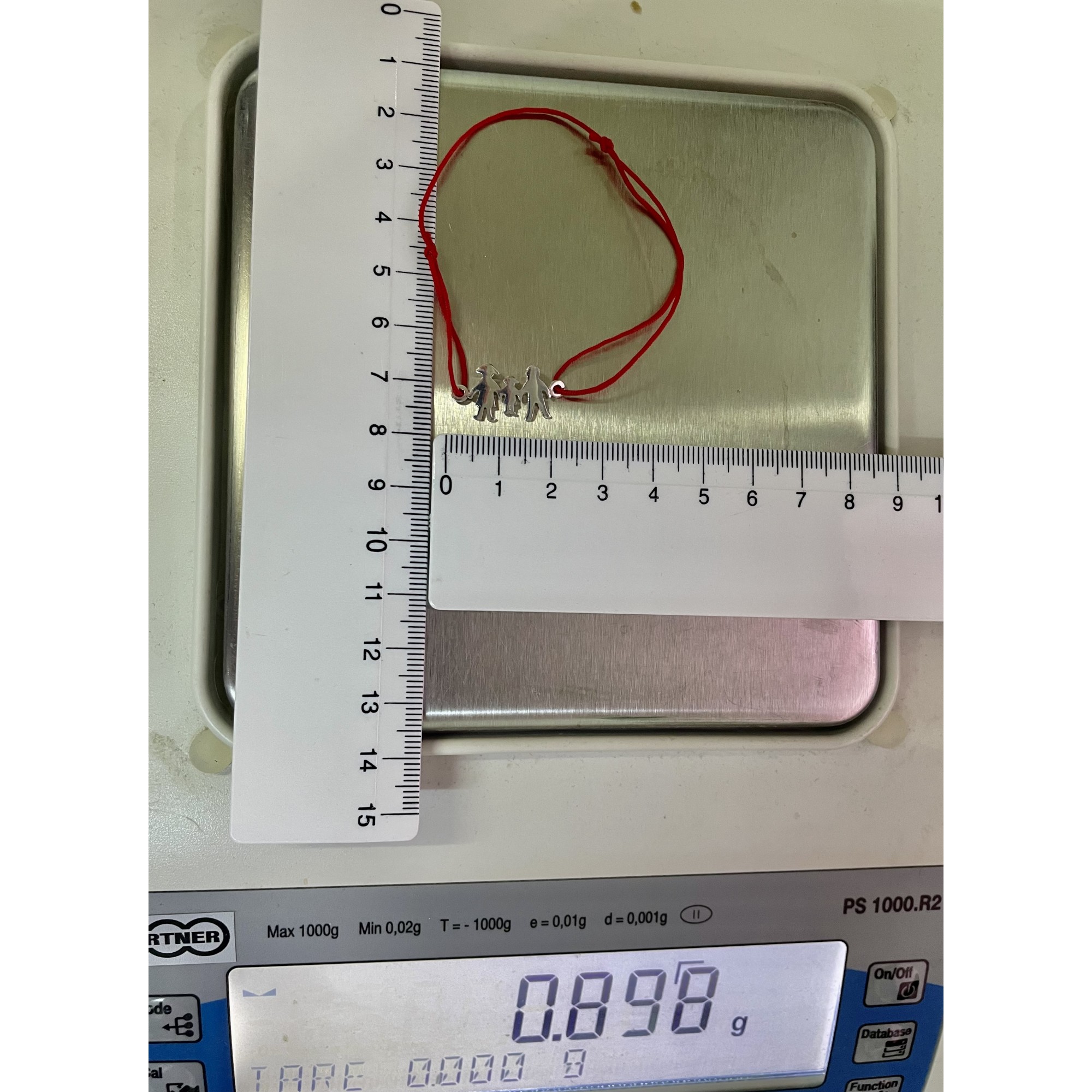 Bratara Snur Reglabil, Argint 925,  Happy Family, Jolie Silver, 0.8 g, 2.2 cm x 1.2 cm