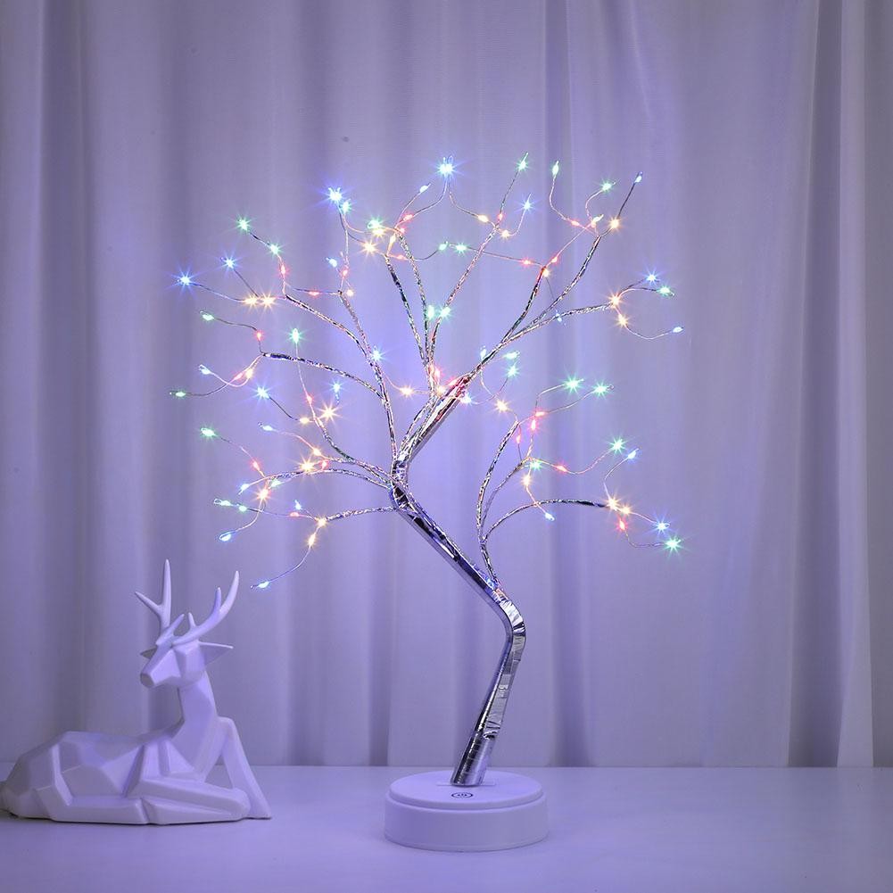Decoratiune Luminoasa Arbore cu Baterii + USB, 108 LED-uri, multicolor