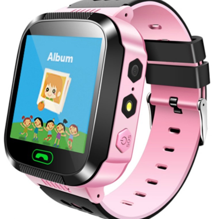 Ceas Smartwatch Pentru Copii Q528 cu Functie Telefon, Localizare GPS, Istoric traseu, Apel de Monitorizare, Camera, Roz