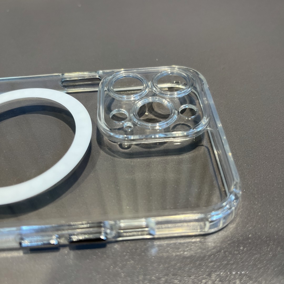 Husa de protectie, Flippy, iPhone 11 Pro, Transparenta, Compatibila cu incarcarea wireless MagSafe, Transparenta