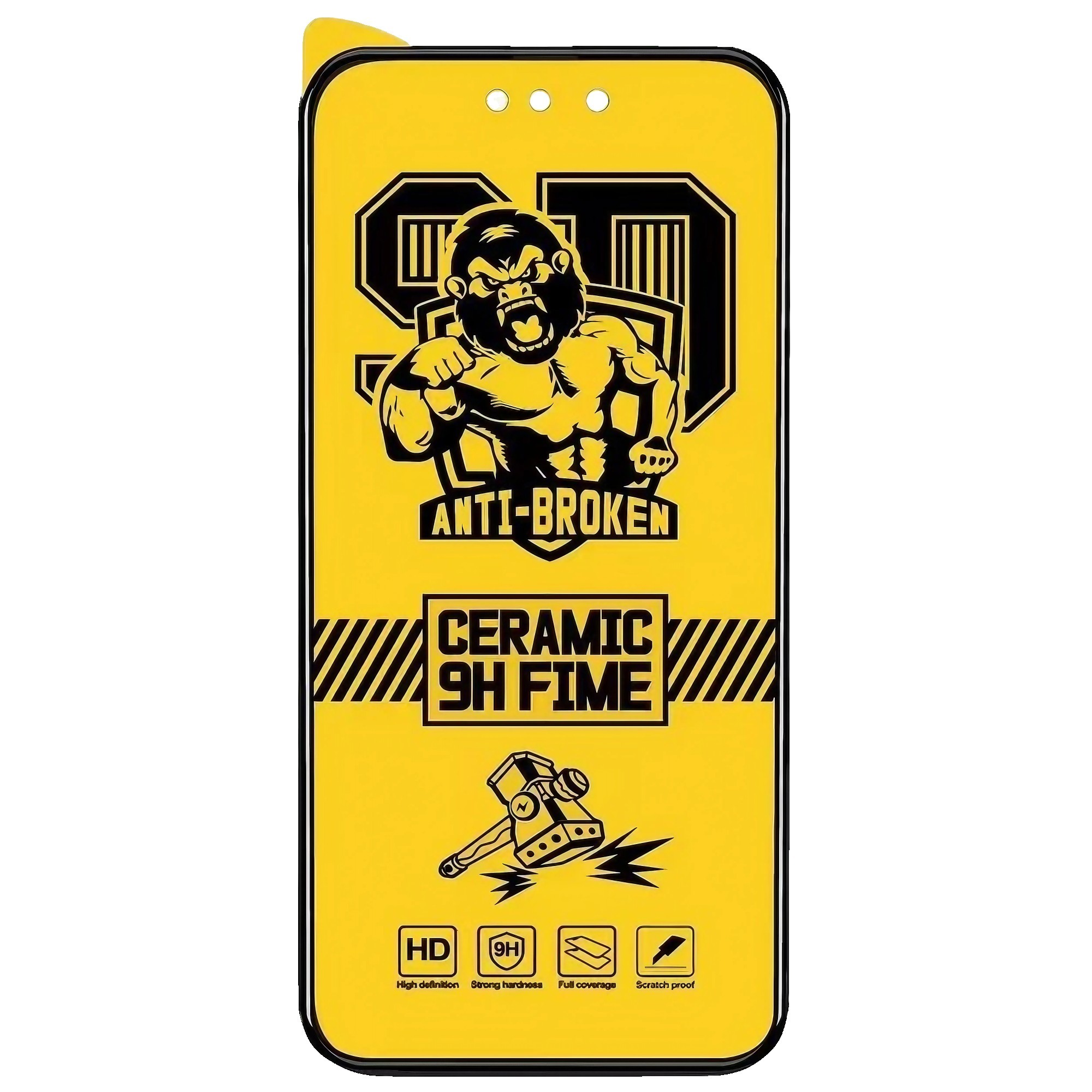 Folie de protectie Ceramica Flippy®, Transparenta HD, 9H, pentru CAT S42H Plus DS 4G margini negre Folie de protectie Ceramica Flippy®, Transparenta HD, 9H, pentru CAT S42H Plus DS 4G margini negre