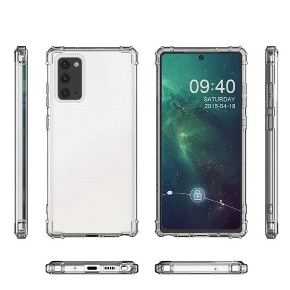 Husa Protectie,, Flippy, compatibila cu Samsung S20, TPU Antisoc, Protectie Colturi, Rezistenta la Impact, 1.5 mm, Transparenta