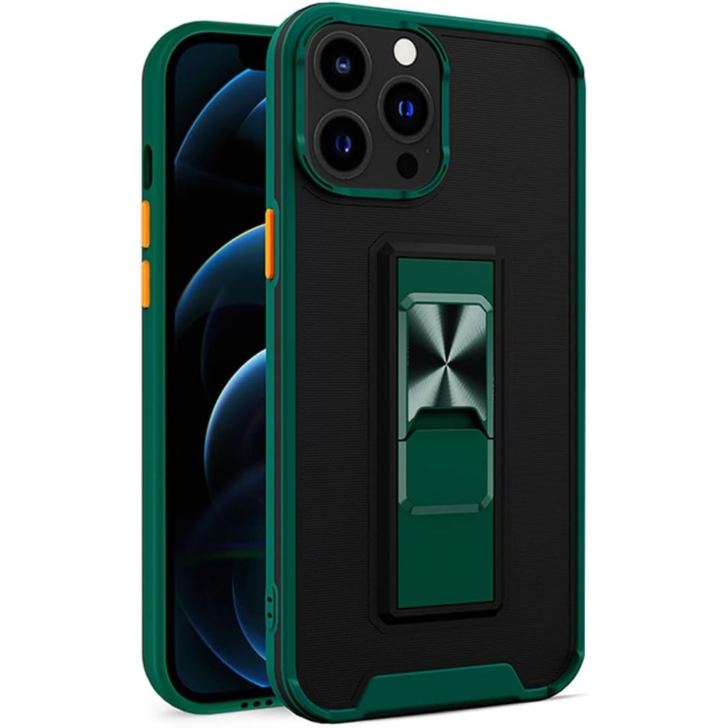 Husa Telefon, Flippy, Compatibila Apple iPhone 13 Mini, Carcasa Defender Sergeant Brave,  Magnetic, cu Suport, Verde Inchis Husa Telefon, Flippy, Compatibila Apple iPhone 13 Mini, Carcasa Defender Sergeant Brave,  Magnetic, cu Suport, Verde Inchis
