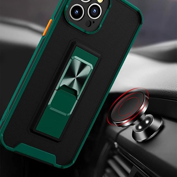Husa Telefon, Flippy, Compatibila Apple iPhone 13 Mini, Carcasa Defender Sergeant Brave,  Magnetic, cu Suport, Verde Inchis Husa Telefon, Flippy, Compatibila Apple iPhone 13 Mini, Carcasa Defender Sergeant Brave,  Magnetic, cu Suport, Verde Inchis
